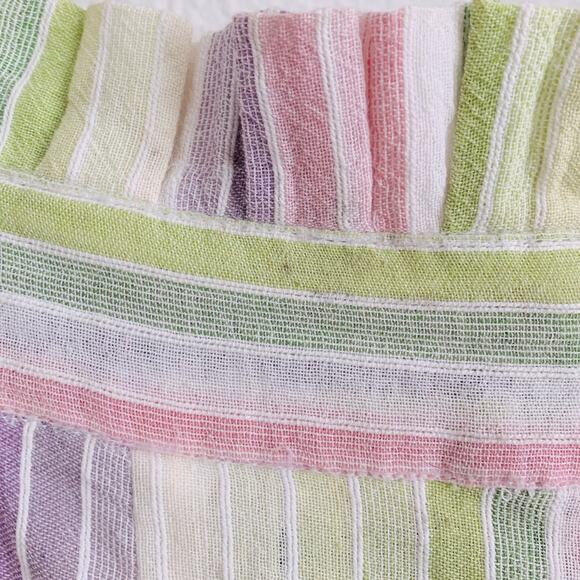 Majorelle Everest Stripe Paperbag Pants Size Medium - Picture 14 of 14